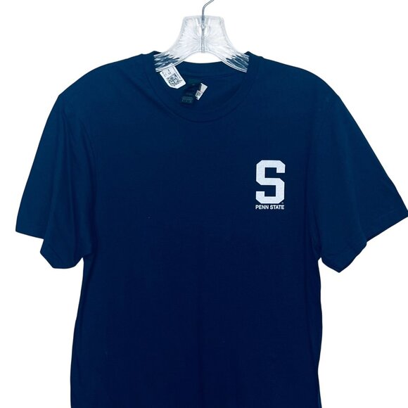 Penn State Tshirt Mens Small Blue Gildan Softstyle Short Sleeves Fanwear - Picture 3 of 8